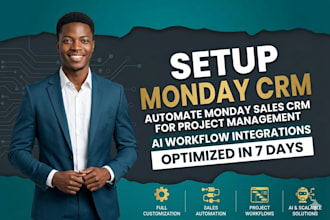 setup monday crm, automate monday sales crm for project management, ai workflow