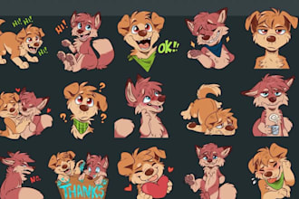 furry telegram stickers discord animination whatsapp emoji magcot art roblox