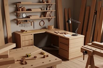 do custom DIY woodworking for homes and offices