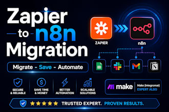 migrate zapier or make to n8n and cut your costs by almost 80