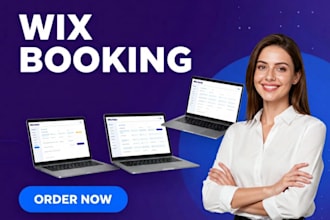 create a wix booking website with appointments and online scheduling