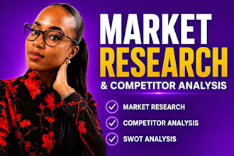 do market research, competitor analysis and business plans