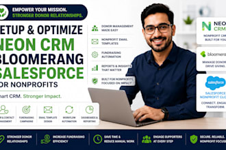 setup neon crm nonprofit email templates,nonprofit crm salesforce bloomerang