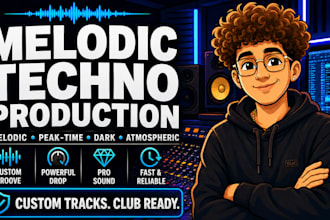 produce a professional techno track for you