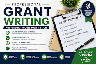 write winning grant proposals for nonprofits and startups