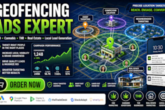 setup geofencing ads for cbd, cannabis, thr, and real estate businesses