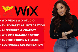 build custom wix velo features and API integrations for your website