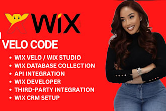 build custom wix velo features and API integrations for your website