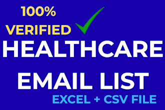 build verified healthcare email list for medical b2b leads