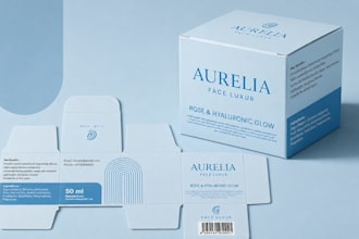 design product packaging box, box design and packaging design