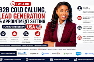 do b2b cold calling lead generation and appointment setting USA