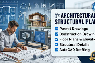 create permit ready architectural structural plans for construction