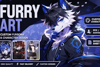 draw furry art, furry pfp, fursona, furry oc, anthro, sfw, nsf
