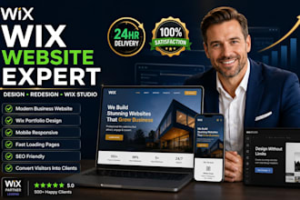 design wix website redesign wix business website design wix portfolio wix studio