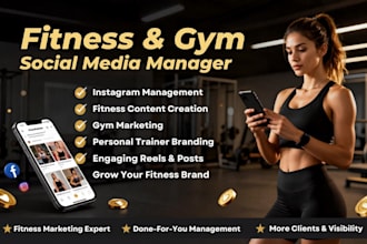 manage social media for gyms fitness coaches and personal trainers