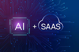 build ai web application, ai saas website, ai saas app, or custom ai software
