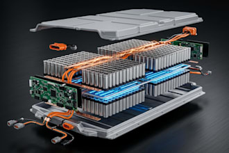 design, engineer ev battery systems, bms, cell selection and thermal management