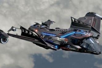 design aaa quality 3d starships, spaceships, and sci fi vehicles
