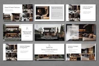 real estate presentation design movie tv show series projects podcast design