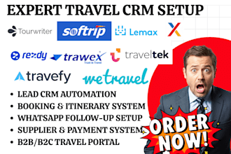 setup travel crm zoflowx lemax softrip phptravels trawex lemax tourwriter