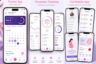 a fertility tracker app, ovulation tracker app, and pregnancy cycle app