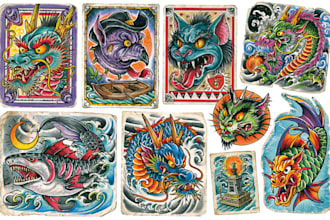 design a professional japanese tattoo design