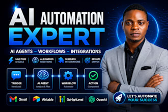 ai automation expert build ai agents, workflow automations and API integrations