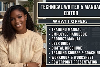 training manual, instruction manual, saas user manual, installation guide, sops