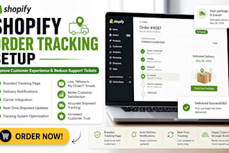 setup shopify order tracking track123 17track parcelwill aftership trackingmore