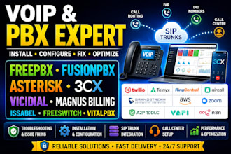 fix fusionpbx, freepbx, magnus billing, 3cx, kasoo pbx, asterisk, voip issues