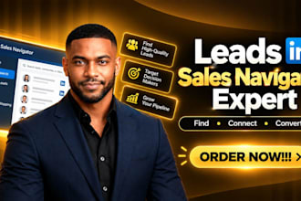 do b2b lead generation, linkedln sales navigator, and valid email list building
