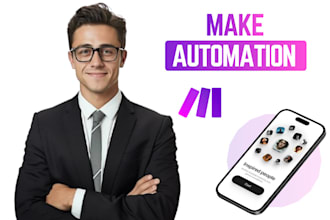 fix make com, made com, setup make crm automation, make integration, make expert