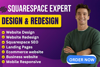 build squarespace website, redesign squarespace website, SEO