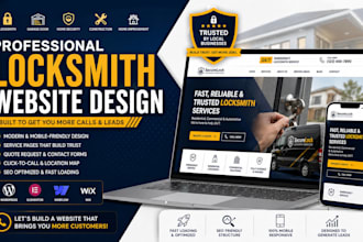 design a professional locksmith or home security website