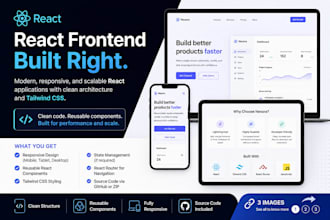 build a responsive react frontend for your web app