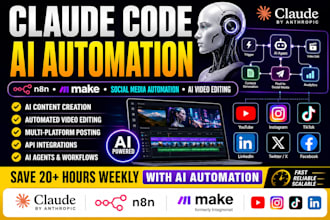 claude ai demo videos claude youtube n8n social media automation claude code n8n