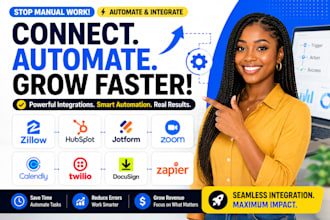 integrate zillow hubspot jotform zoom calendly twilio docusign zapier automation