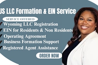 register US llc get ein for resident and non resident, wyoming llc