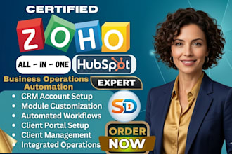 setup suitedash, zoho CRM, zoho email campaigns, zoho automation expert, hubspot