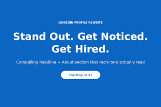 write a compelling linkedin profile and bio that gets you noticed