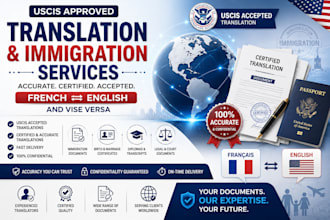 do certified french to english translation and vice versa