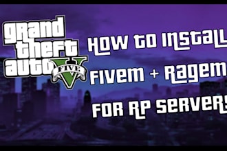 create an complete server on ragemp fivem