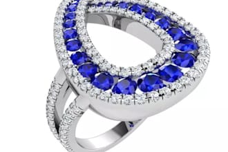 design princess solitaire ring, signet ring, moissanite ring, pave sapphire ring