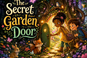 design children storybook illustration, picture book comics and amazon cover art