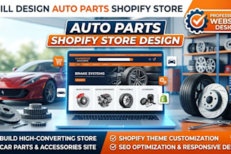 design auto parts shopify store, auto parts store, auto parts website, car parts