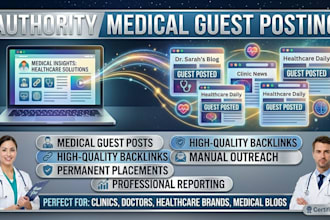 publish medical and healthcare guest posts on authority link