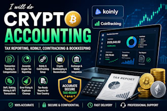 do crypto accounting, tax reporting, koinly, cointracking and bookkeeping