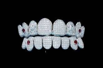 design custom vvs diamond grillz 3d cad iced out hip hop jewelry design 3dm stl