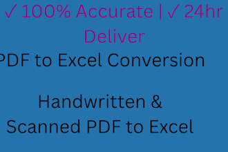 do data entry and excel work with accuracy