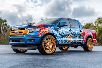 design modern car, van wrap design